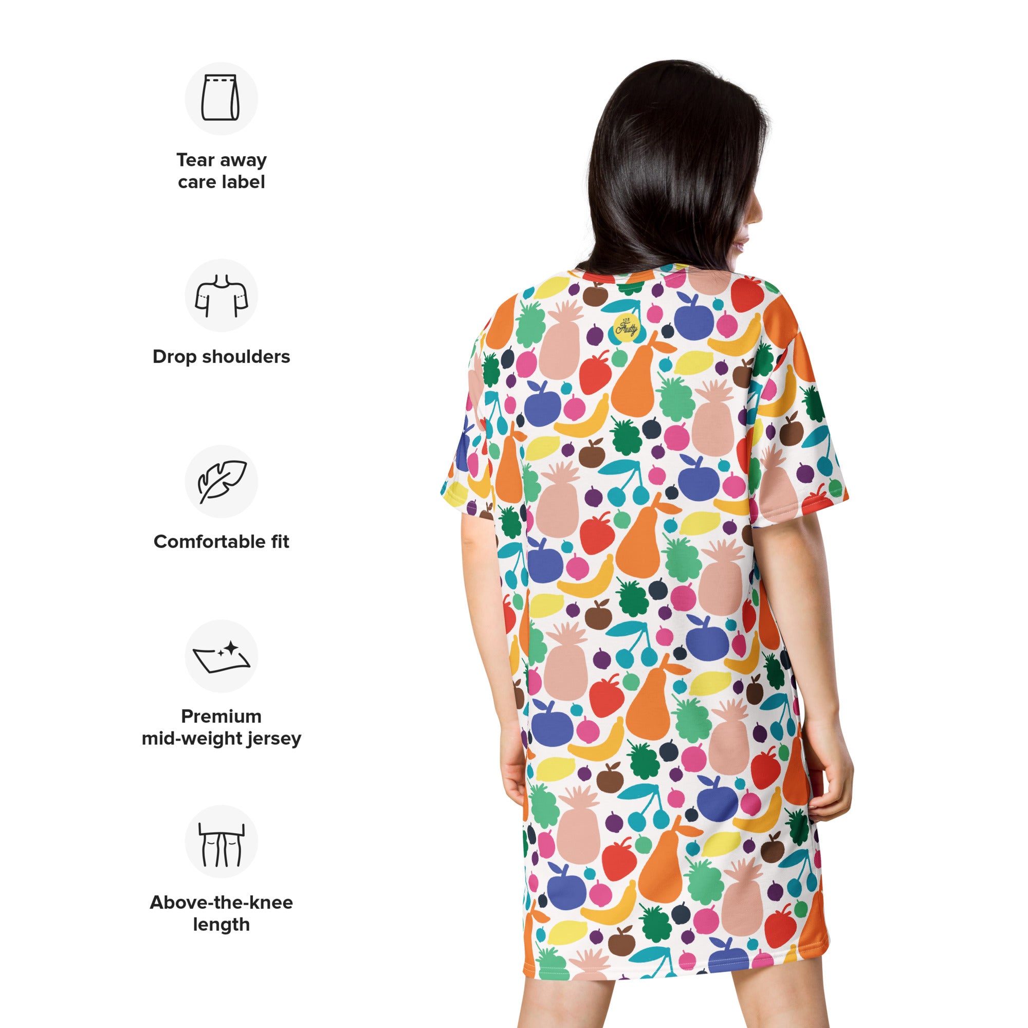 T shirt dress FRUITS