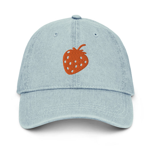 Denim Hat Strawberry