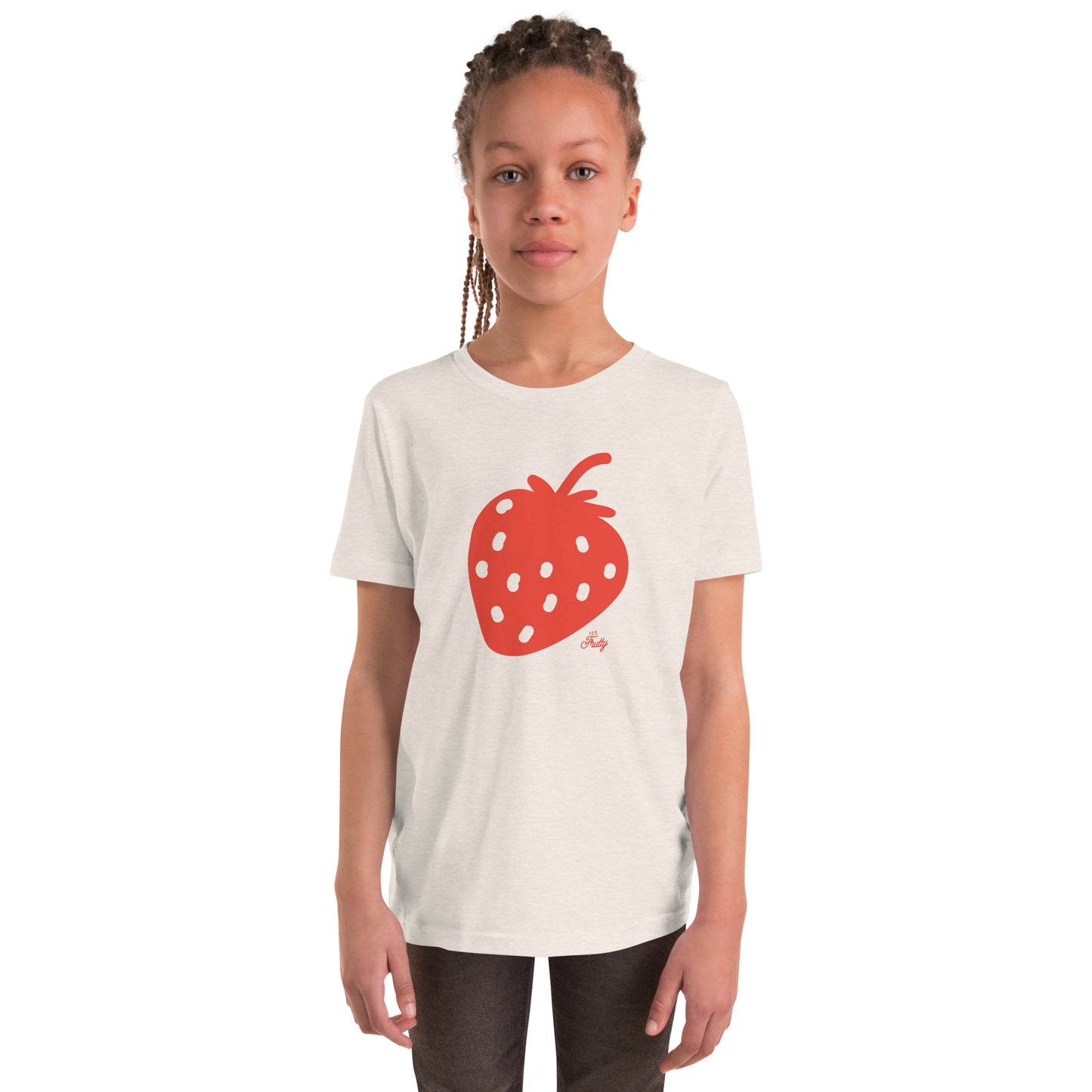 Youth Short Sleeve T-Shirt Strawberry Red