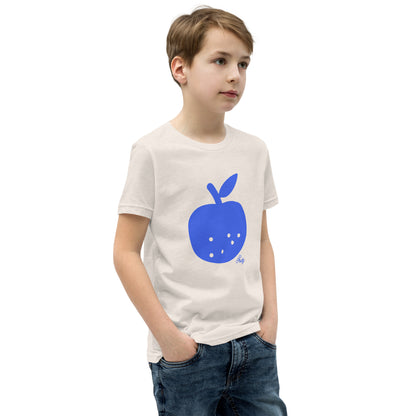 Youth Short Sleeve T-Shirt Blue Apple