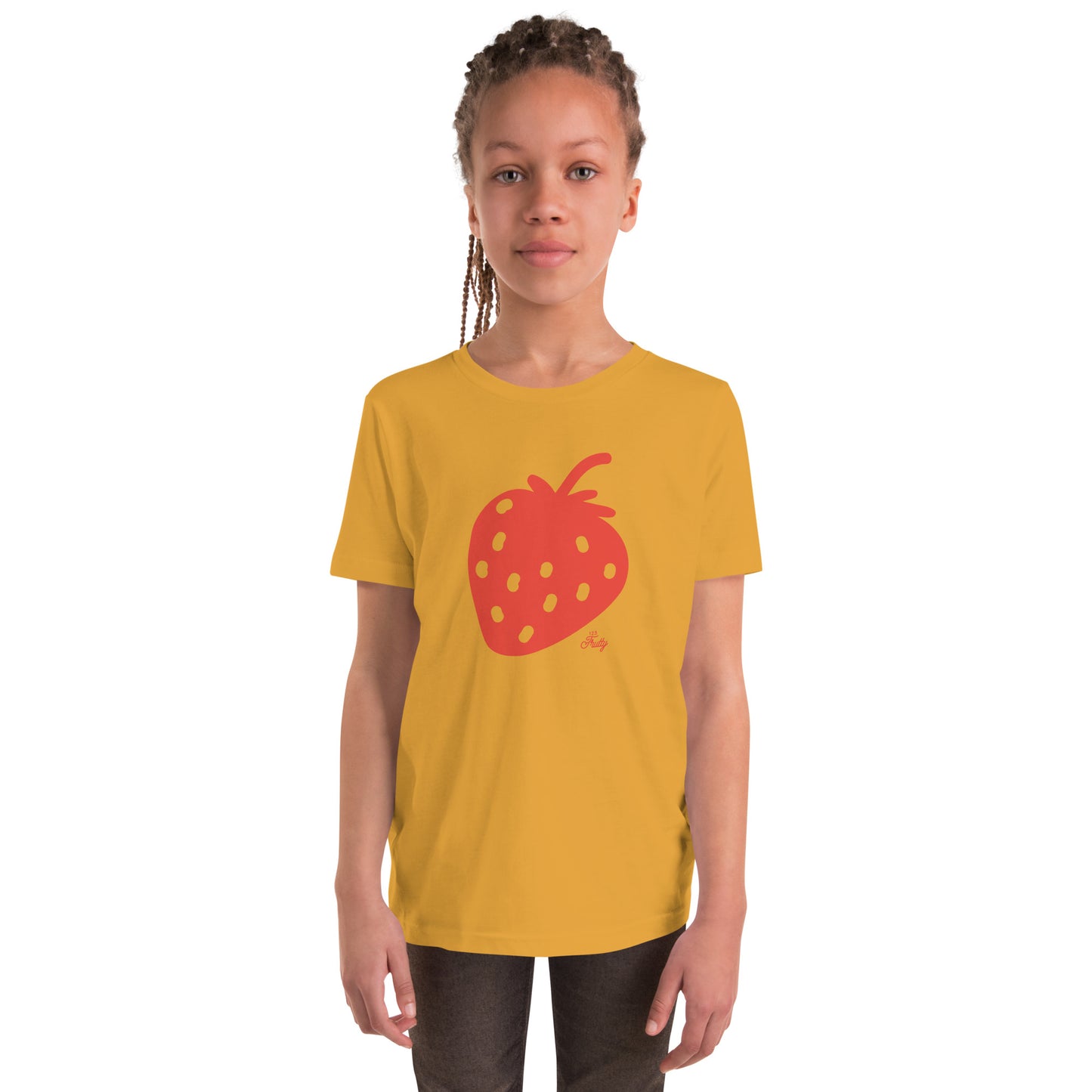 Youth Short Sleeve T-Shirt Strawberry Red