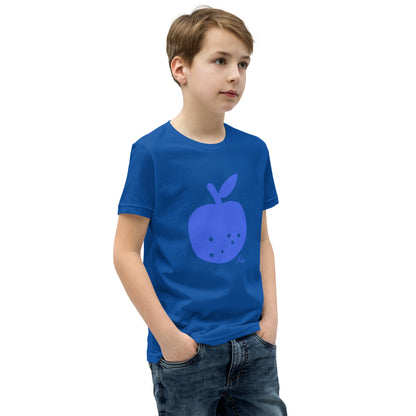 Youth Short Sleeve T-Shirt Blue Apple